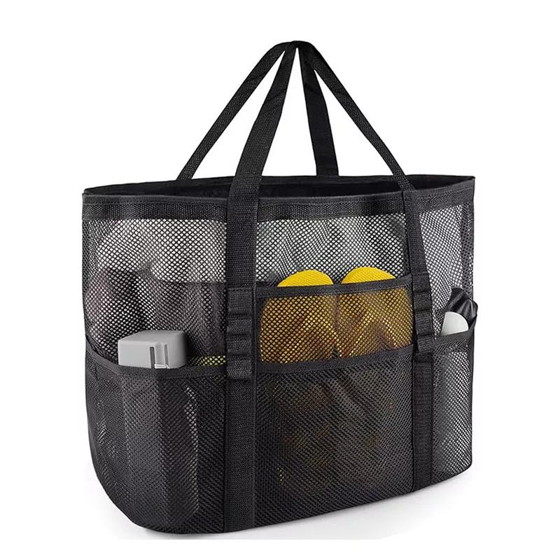 Beg Tote Pantai Mesh Besar